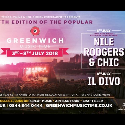 Greenwich Music Time - Nile Rodgers & CHIC tickets Greenwich Music Time - Nile Rodgers & CHIC tickets