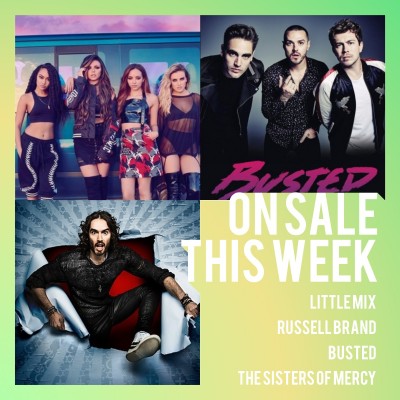 An image for Little Mix // Russell Brand // Busted // The Sisters of Mercy
