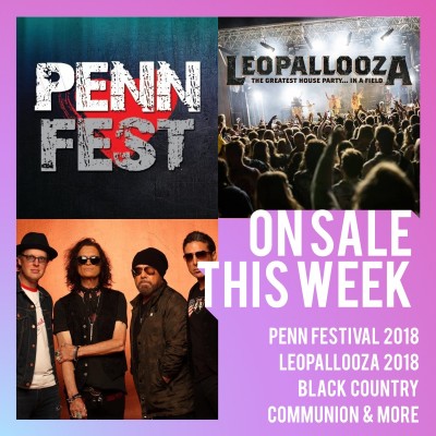 An image for Penn Festival 2018 //  Gloworm 2017 // Black Country Communion