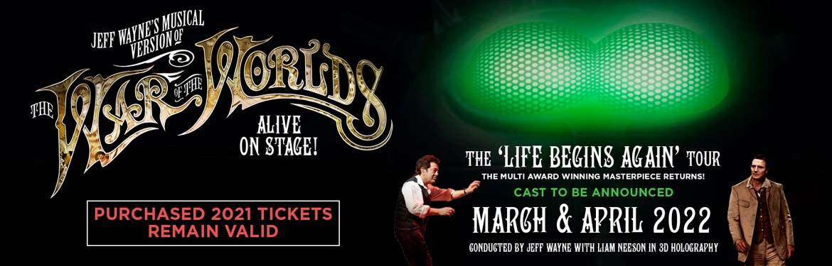 Jeff Wayne’s Musical Version of The War of The Worlds tickets