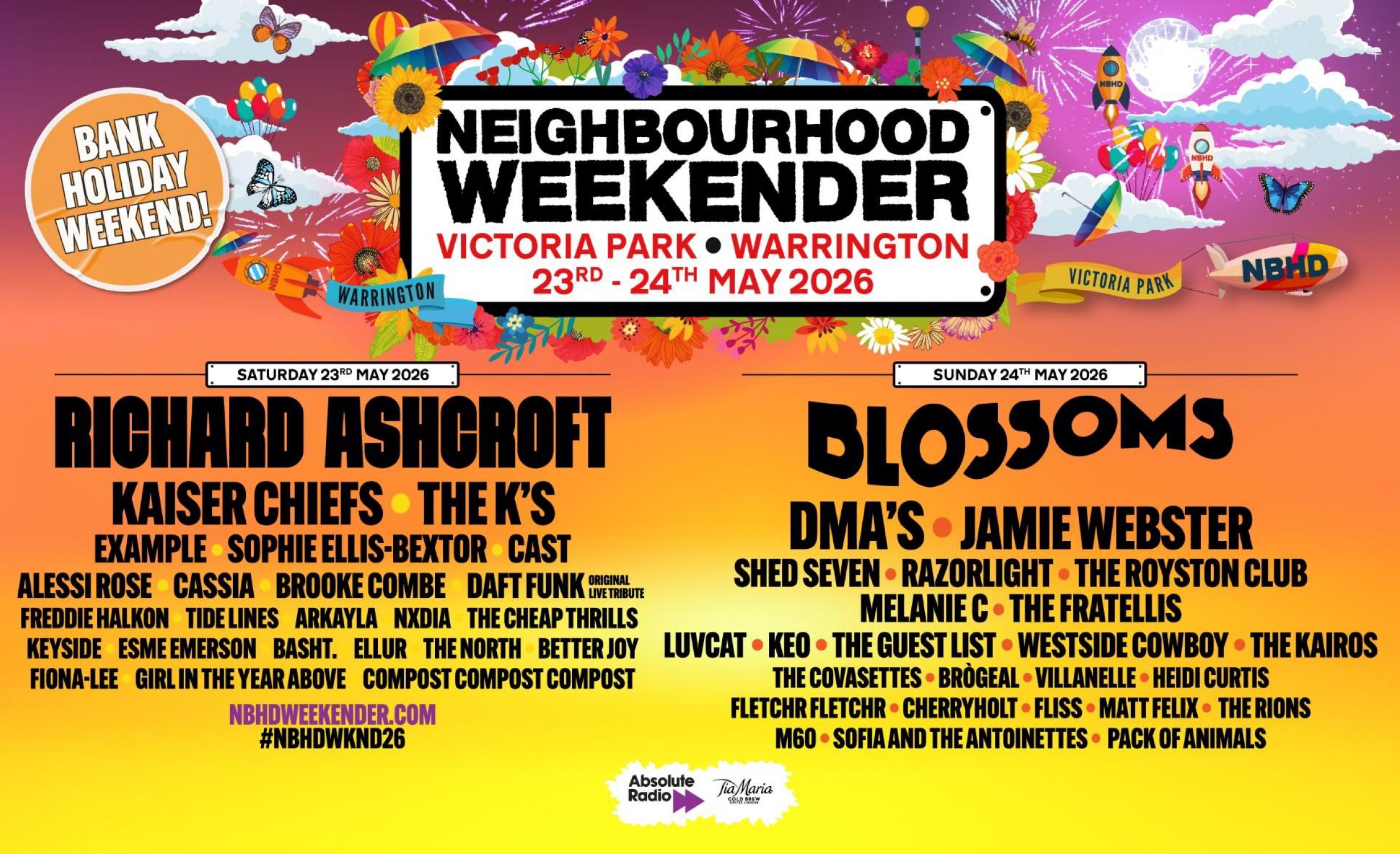 NEIGHBOURHOOD WEEKENDER tickets