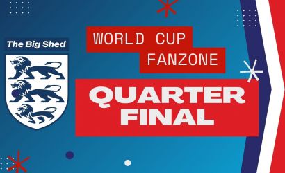 Big Shed - England World Cup 2026 Fanzone Quarter Final  at The Big Shed at The Trent Navigation, Nottingham