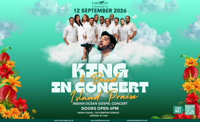 King and his band  at Union Chapel, London