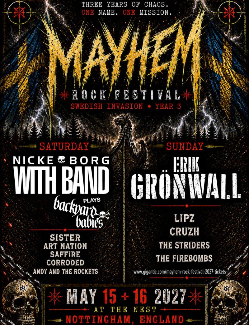 MAYHEM ROCK FESTIVAL 2027 tickets