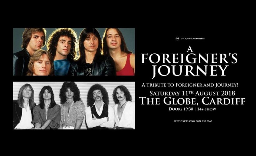 A Foreigners Journey Tickets The Globe, Cardiff 11/08/2018 1930