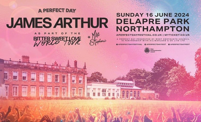 A Perfect Day James Arthur  at Delapre Park, Northampton