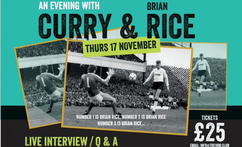 An evening with Curry & (Brian) Rice tickets