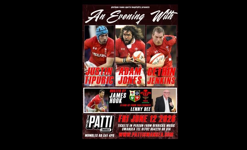 An Evening With Justin Tipuric | Adam Jones | Gethin Jenkins