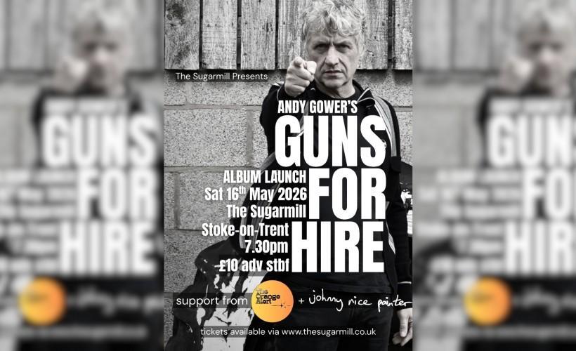 Andy Gower's Guns For Hire - Album Launch Event Title Pic