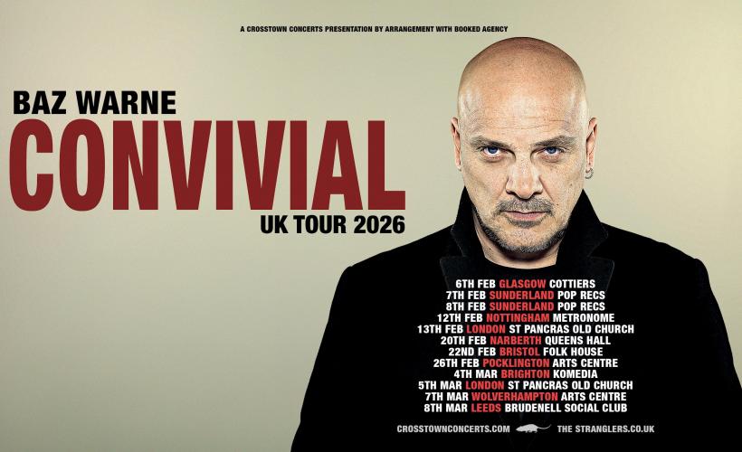 Baz Warne: Convivial Tour Event Title Pic