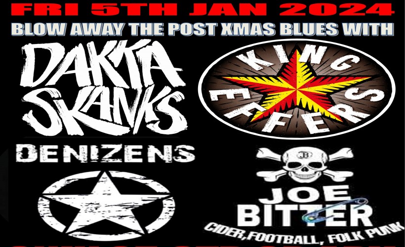 Blow Away the post Xmas Blues with UNDERCOVER+ 4 BANDS / ACTS+ DJ /JUST £5 tickets
