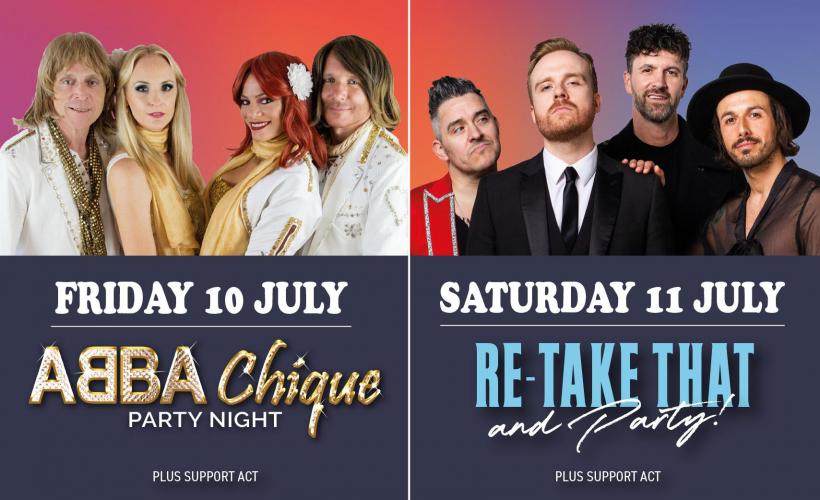 Dancing Queens & Boyband Dreams Event Title Pic