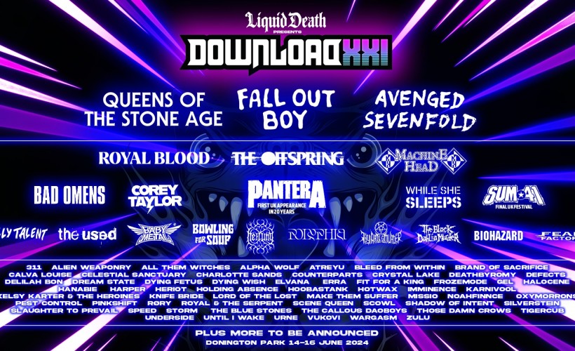  Liquid Death presents Download Festival 2024