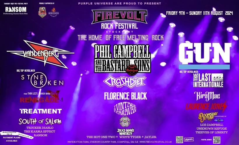 Firevolt Rock Festival 2024  at Whitebottom Farm, Stockport