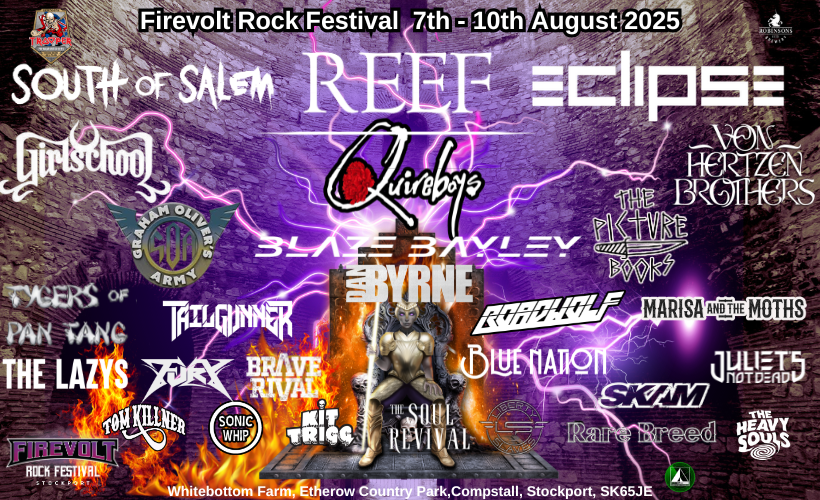 Firevolt Rock Festival 2025  at Whitebottom Farm, Stockport