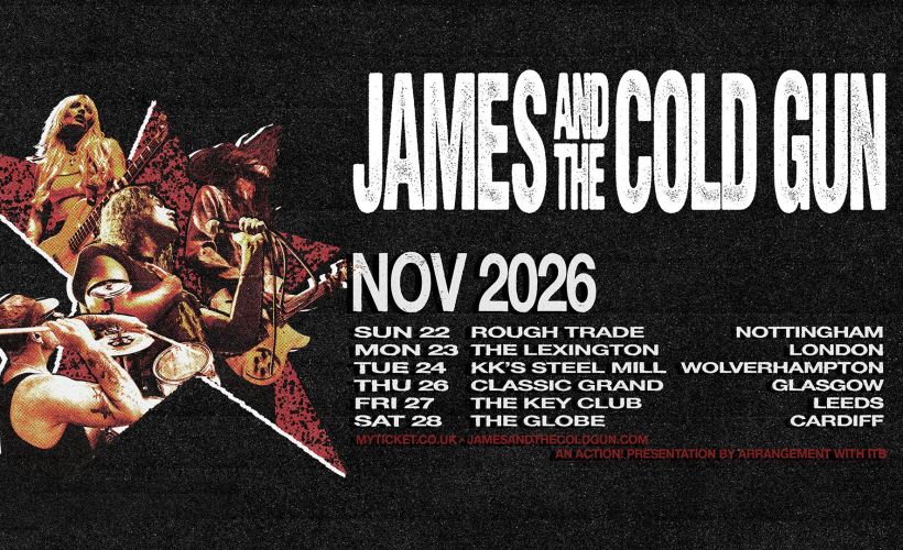 James And The Cold Gun tickets