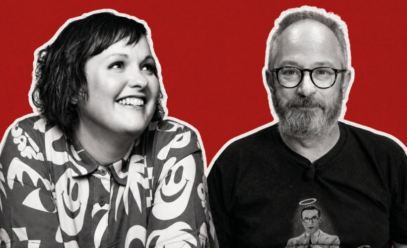 Josie Long & Robin Ince press shot
