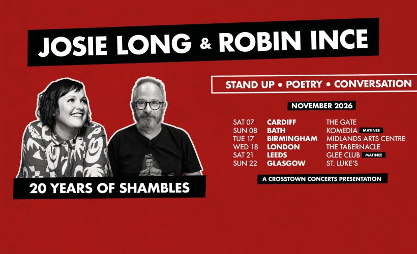 Josie Long & Robin Ince tickets