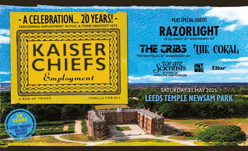 Kaiser Chiefs - Celebrating 20 years of Employment  at Temple Newsam, Leeds