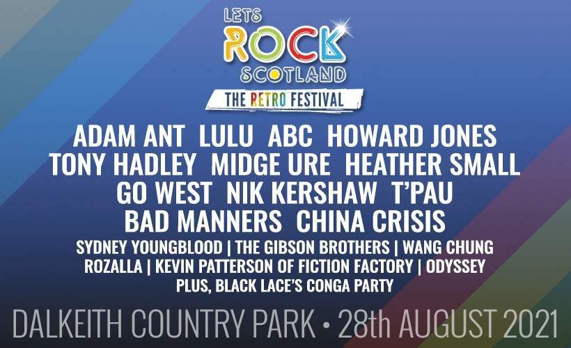 Let's Rock Scotland! Tickets - Dalkeith Country Park, Edinburgh - 28/08 ...