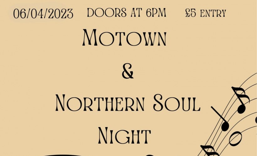 MOTOWN & NORTHERN SOUL NIGHT  tickets