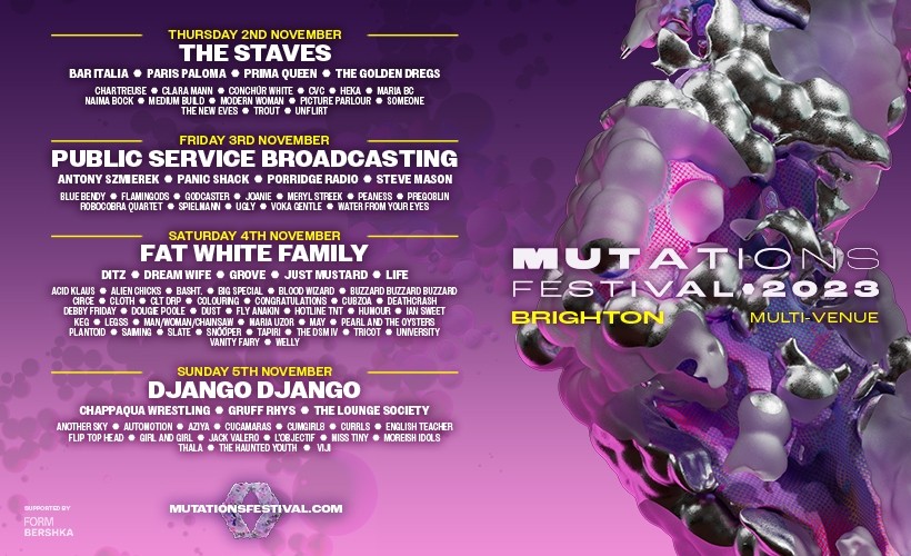 Mutations Festival 2023  at Various Brighton Venues, Brighton