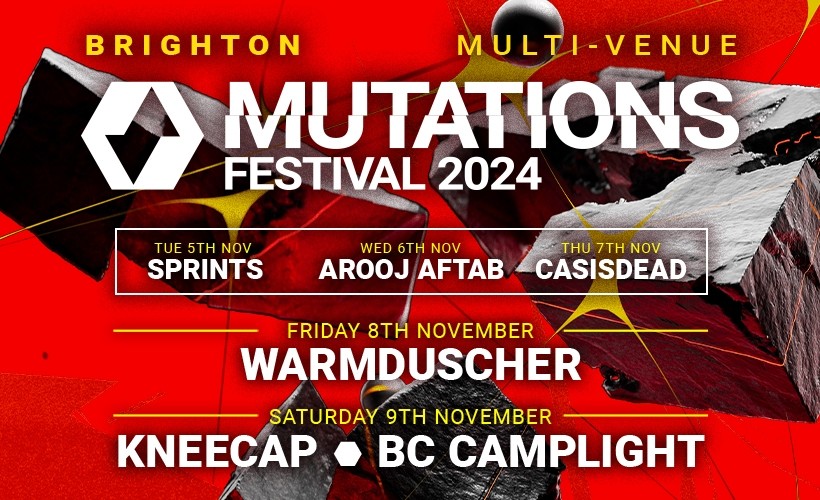 Mutations Festival 2024  at Various Brighton Venues, Brighton