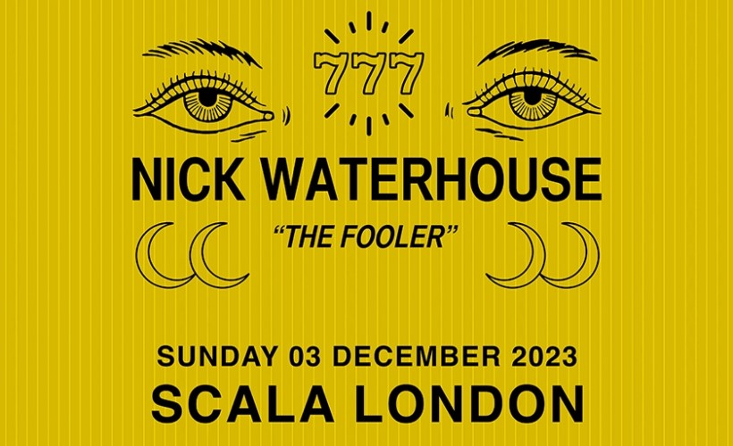 Nick Waterhouse  at Scala, London