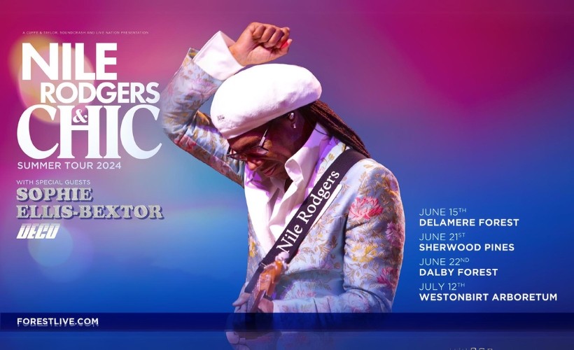 Nile Rodgers & CHIC  at Sherwood Pines, Mansfield, Nottinghamshire