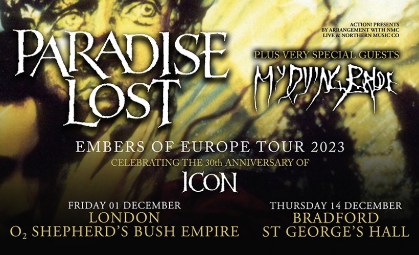 Paradise Lost - Icon - 30th Anniversary  at St George's Hall, Bradford