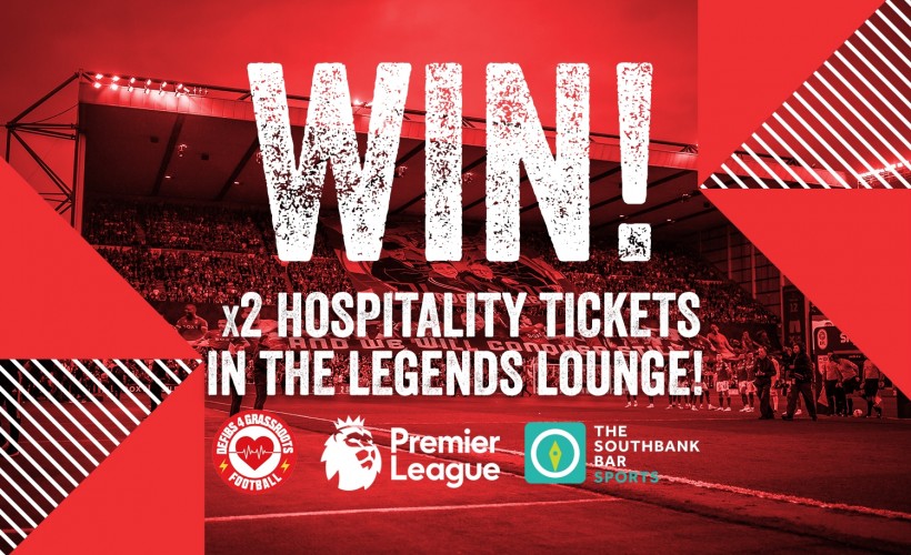 Premier Pizza & Pint Prize Draw for Defibs 4 Grassroots Football tickets