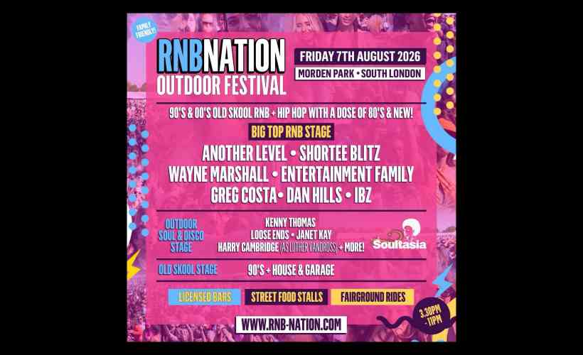 RnB Nation Outdoor Festival  at Morden Park, London