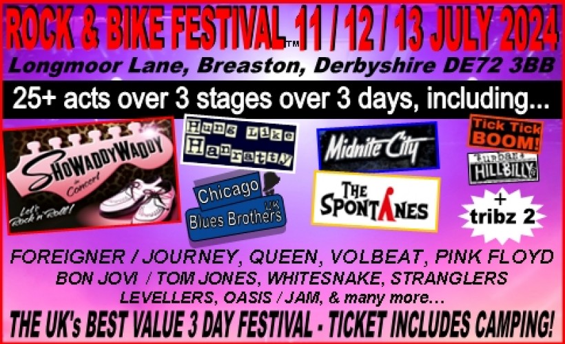 Rock and Bike Fest 2024  at Longmoor Lane, Breaston, Derbyshire