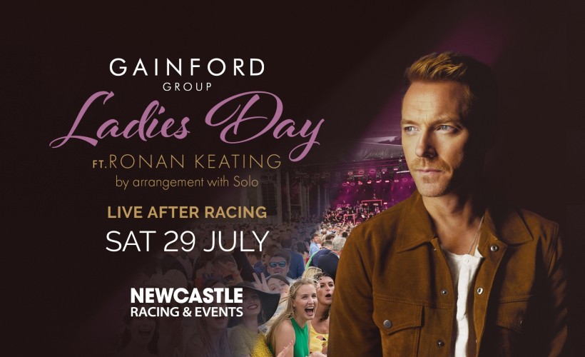 Ronan Keating Live After Racing  at Newcastle Racecourse, Newcastle Upon Tyne