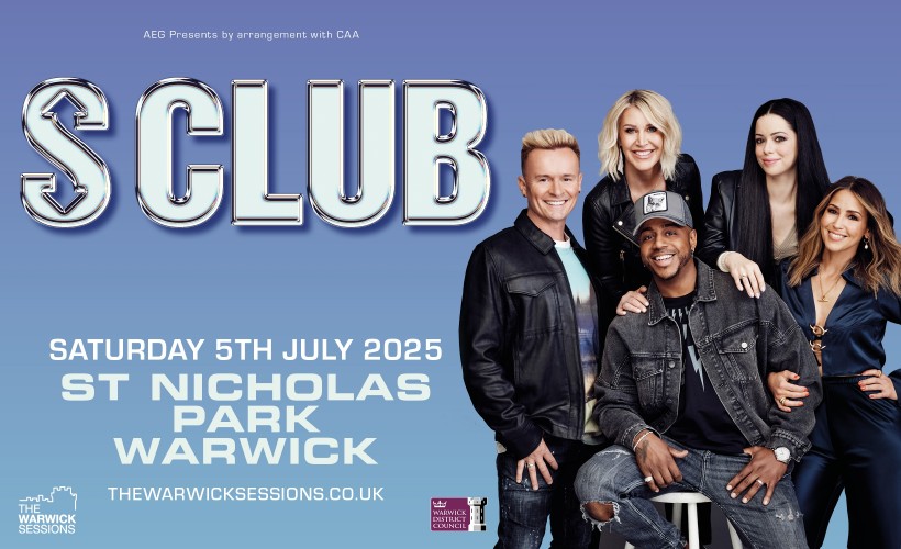 S Club - Warwick Sessions  at St Nicholas Park, Warwick