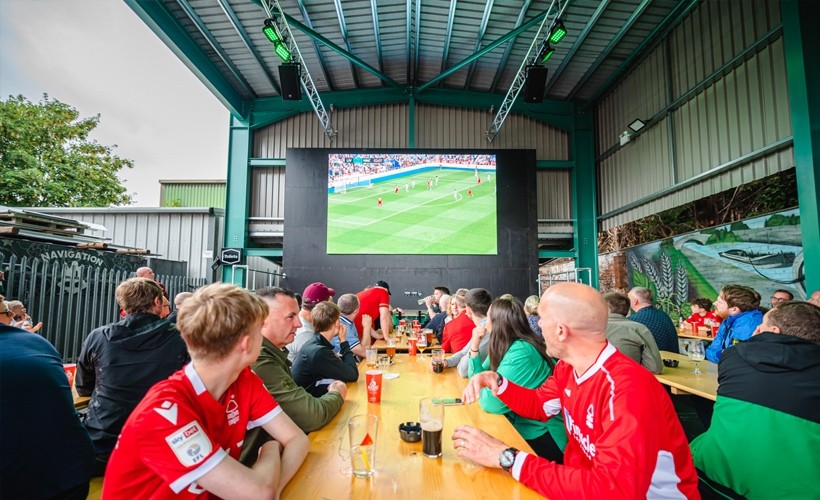 The Big Shed Premier League Fan Zone - Nottingham Forest vs Crystal Palace 3.00pm KO  at The Big Shed at The Trent Navigation, Nottingham