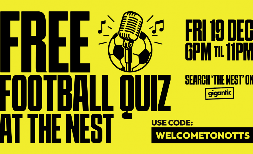 The Nest's BIG Football Quizaoke tickets