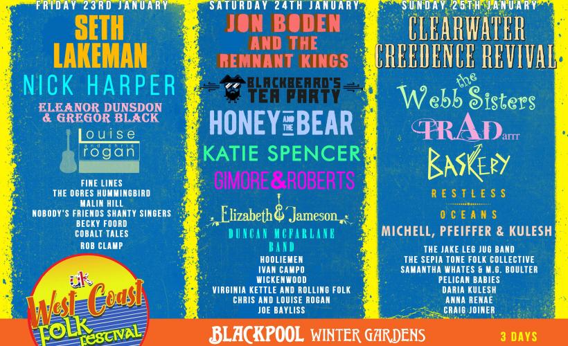 UK West Coast Folk Festival  at Winter Gardens, Blackpool