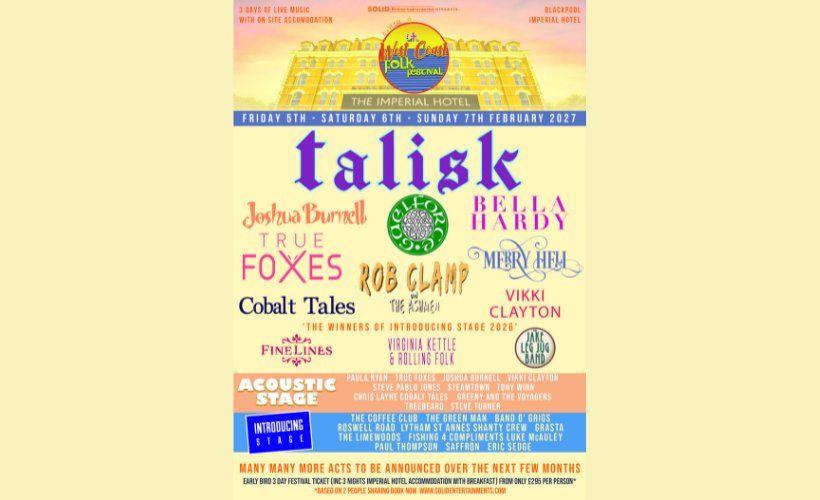 UK West Coast Folk Festival tickets