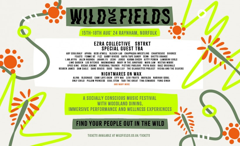 Wild Fields Festival  at Raynham Hall, Fakenham