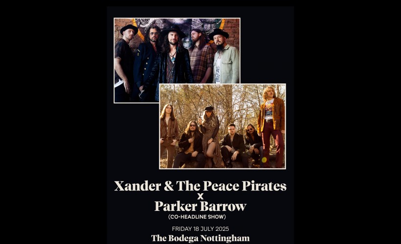 XANDER & THE PEACE PIRATES x PARKER BARROW tickets