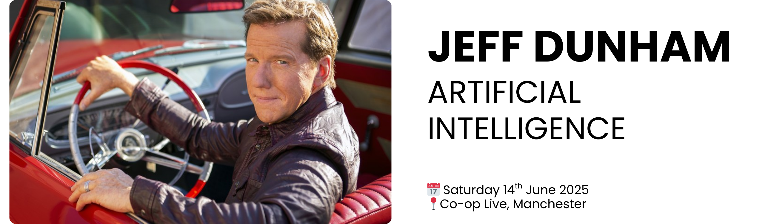 jeff dunham artificial intelligence  📅 Saturday 14th June 2025 📍Co-op Live, Manchester
