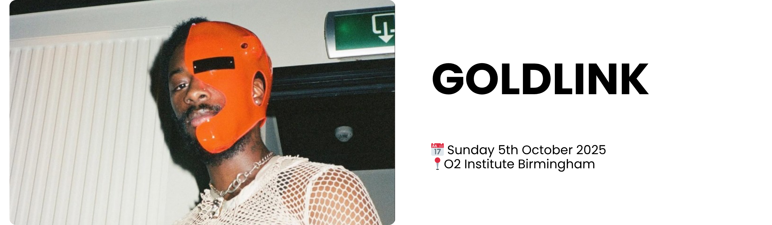 goldlink  📅 Sunday 5th October 2025 📍O2 Institute Birmingham