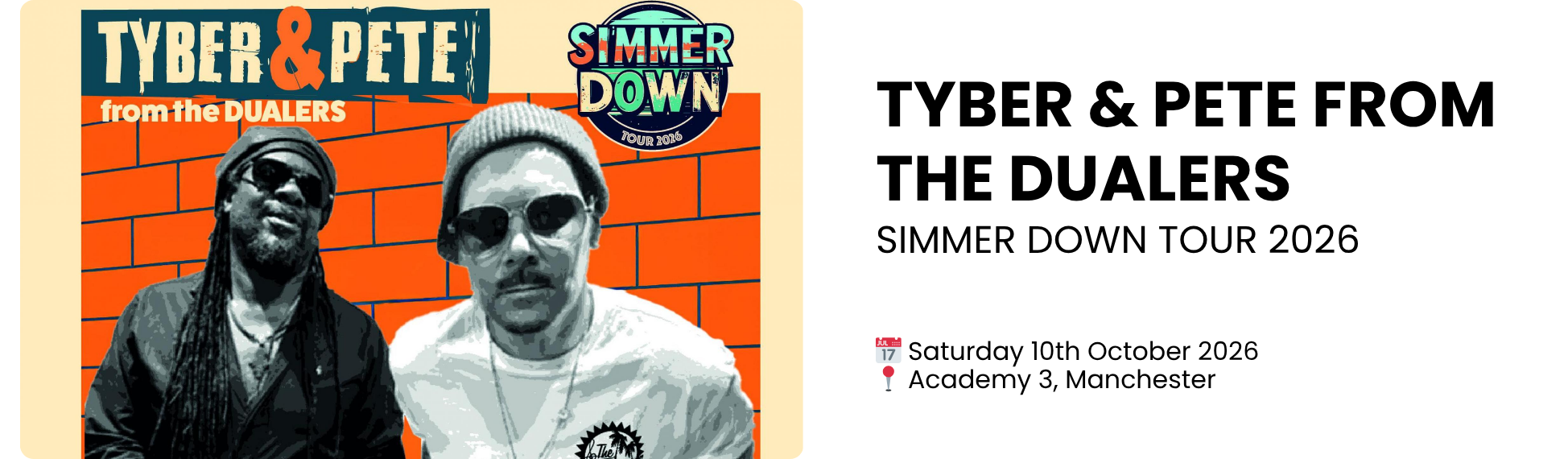 FIND TYBER & PETE TICKETS