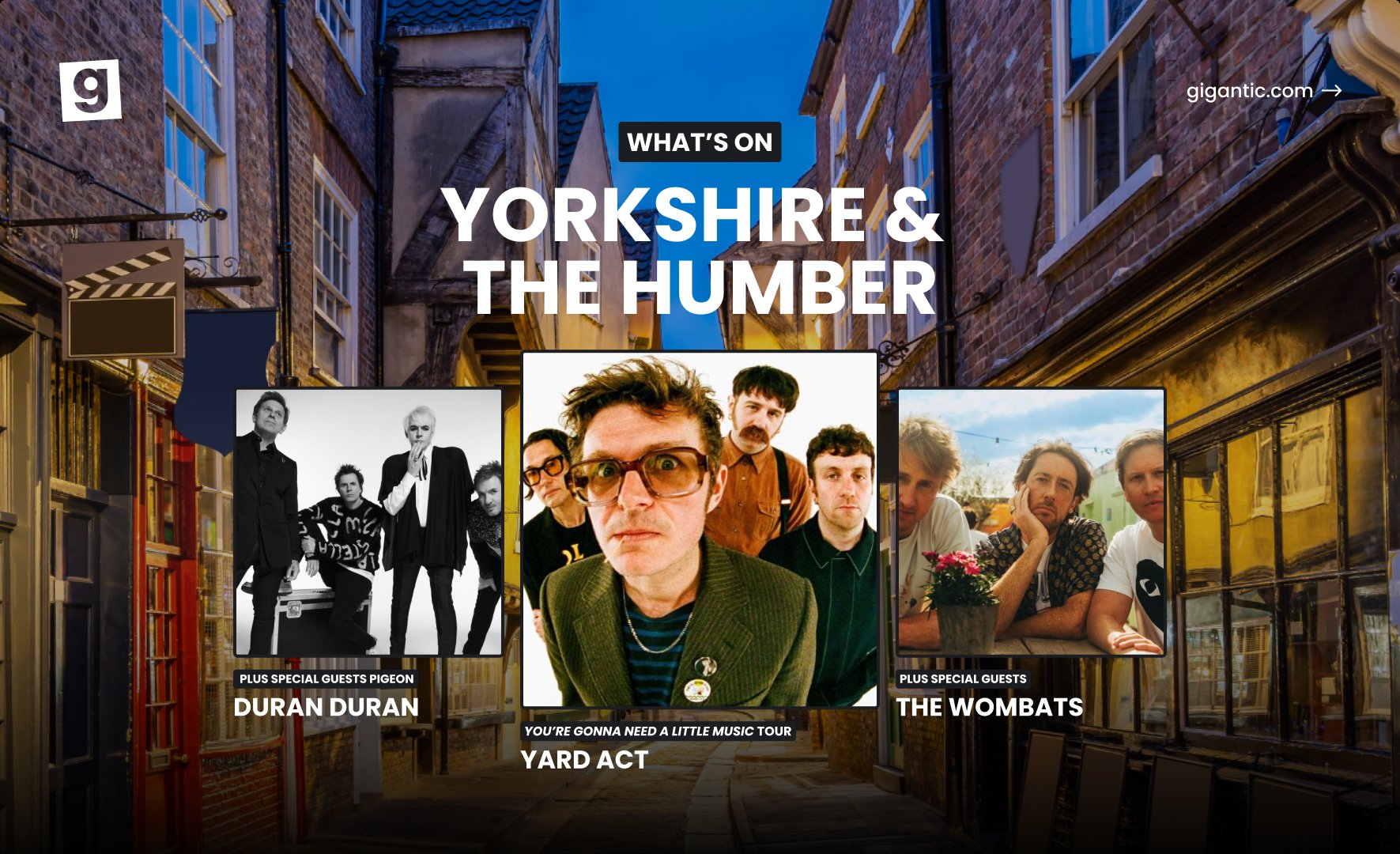 What’s On in Yorkshire & The Humber 2026 & 2027: Gigs, Concerts & Live Events