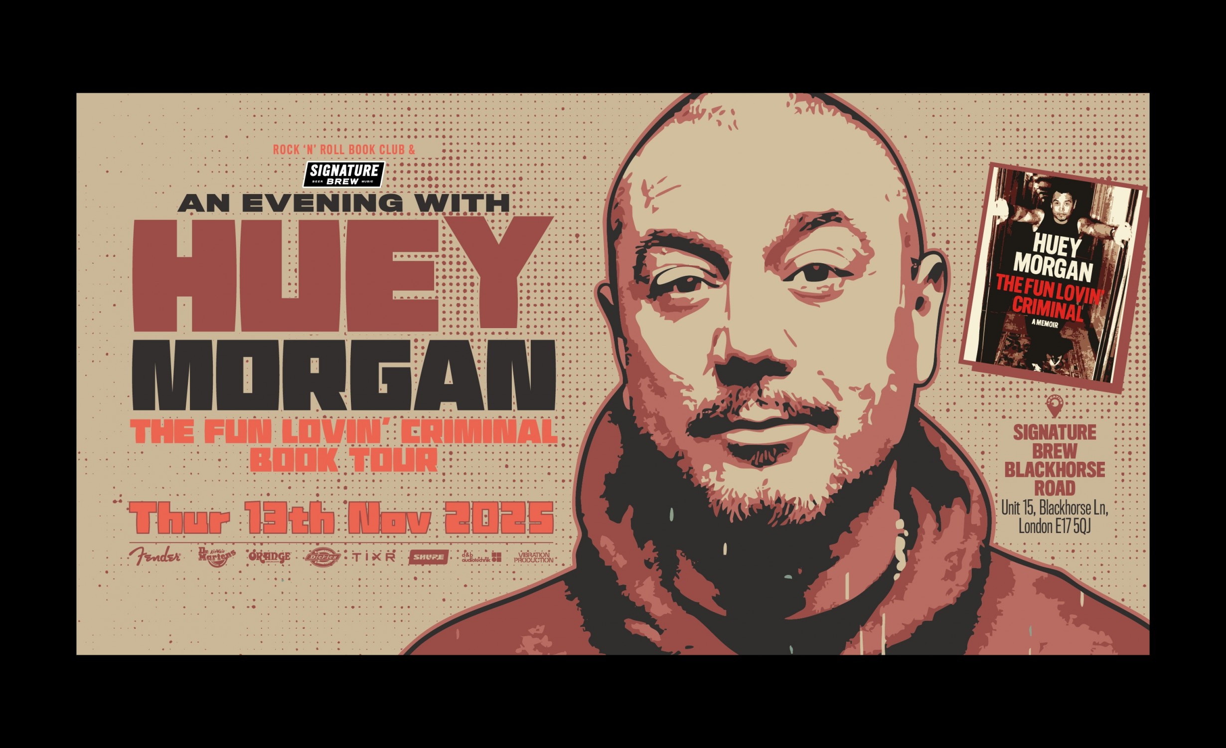 An Evening with Huey Morgan | London tickets