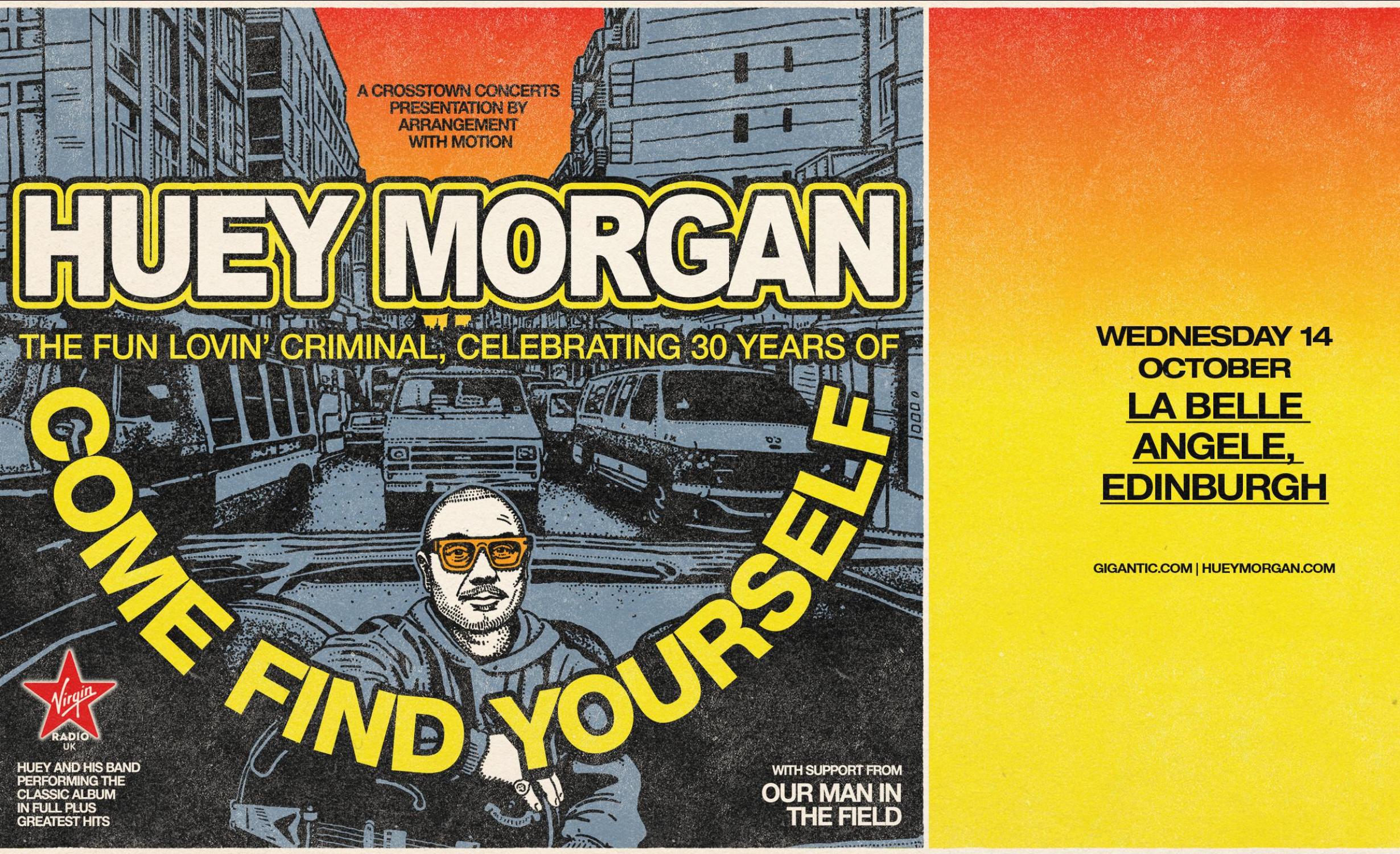 Huey Morgan, The Fun Lovin’ Criminal: 2026 Autumn Tour tickets