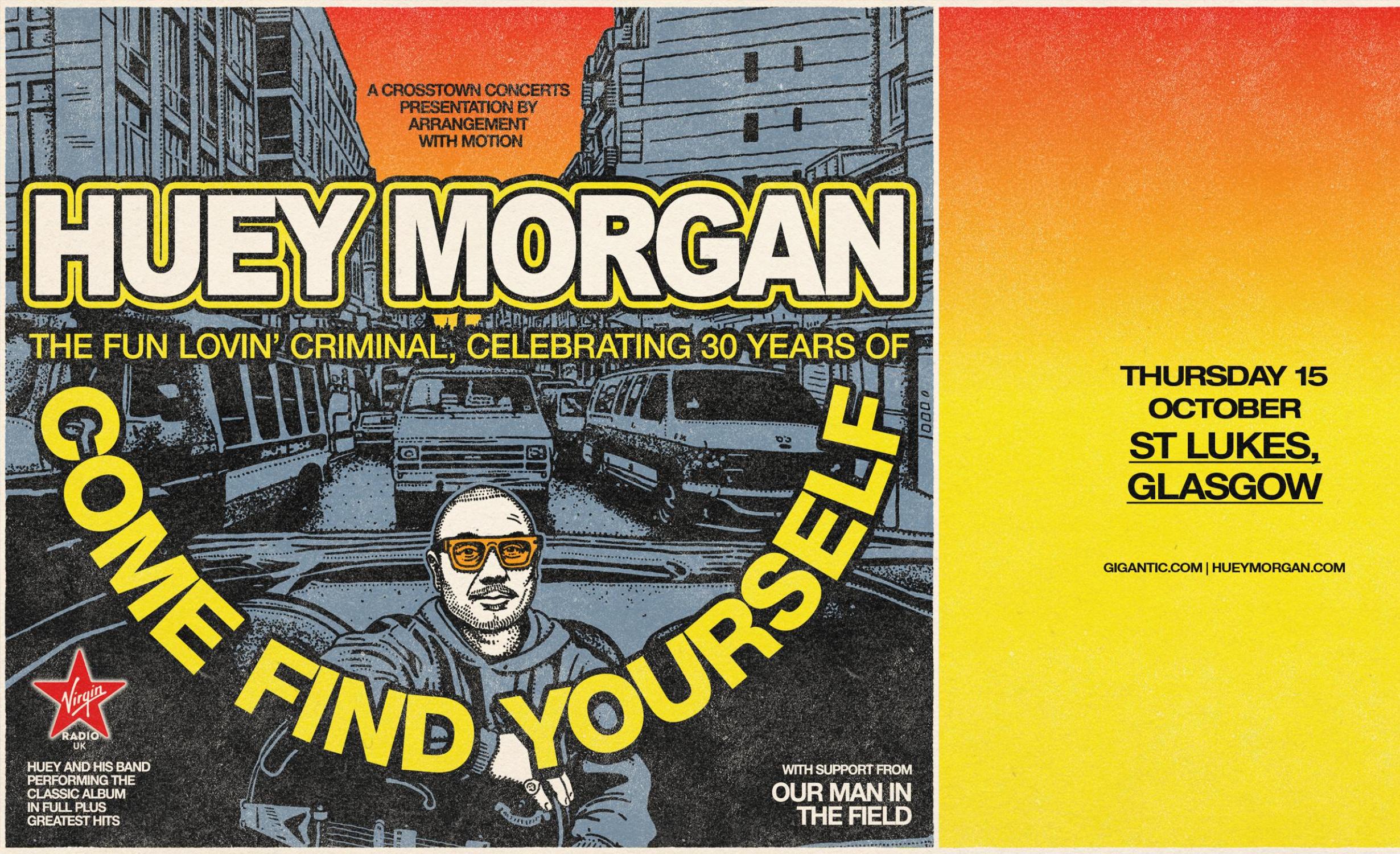 Huey Morgan, The Fun Lovin’ Criminal: 2026 Autumn Tour  tickets