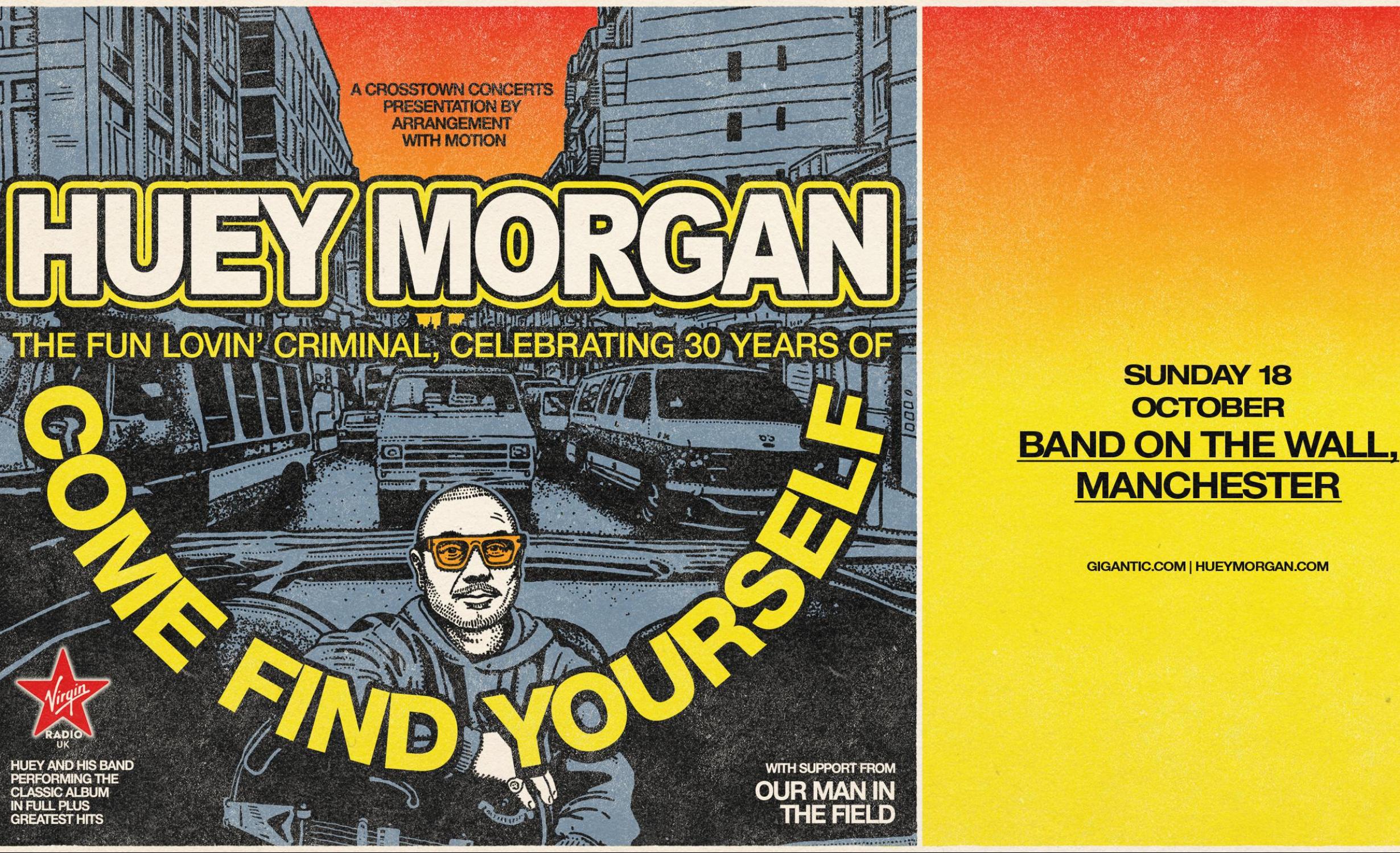 Huey Morgan, The Fun Lovin’ Criminal: 2026 Autumn Tour  tickets