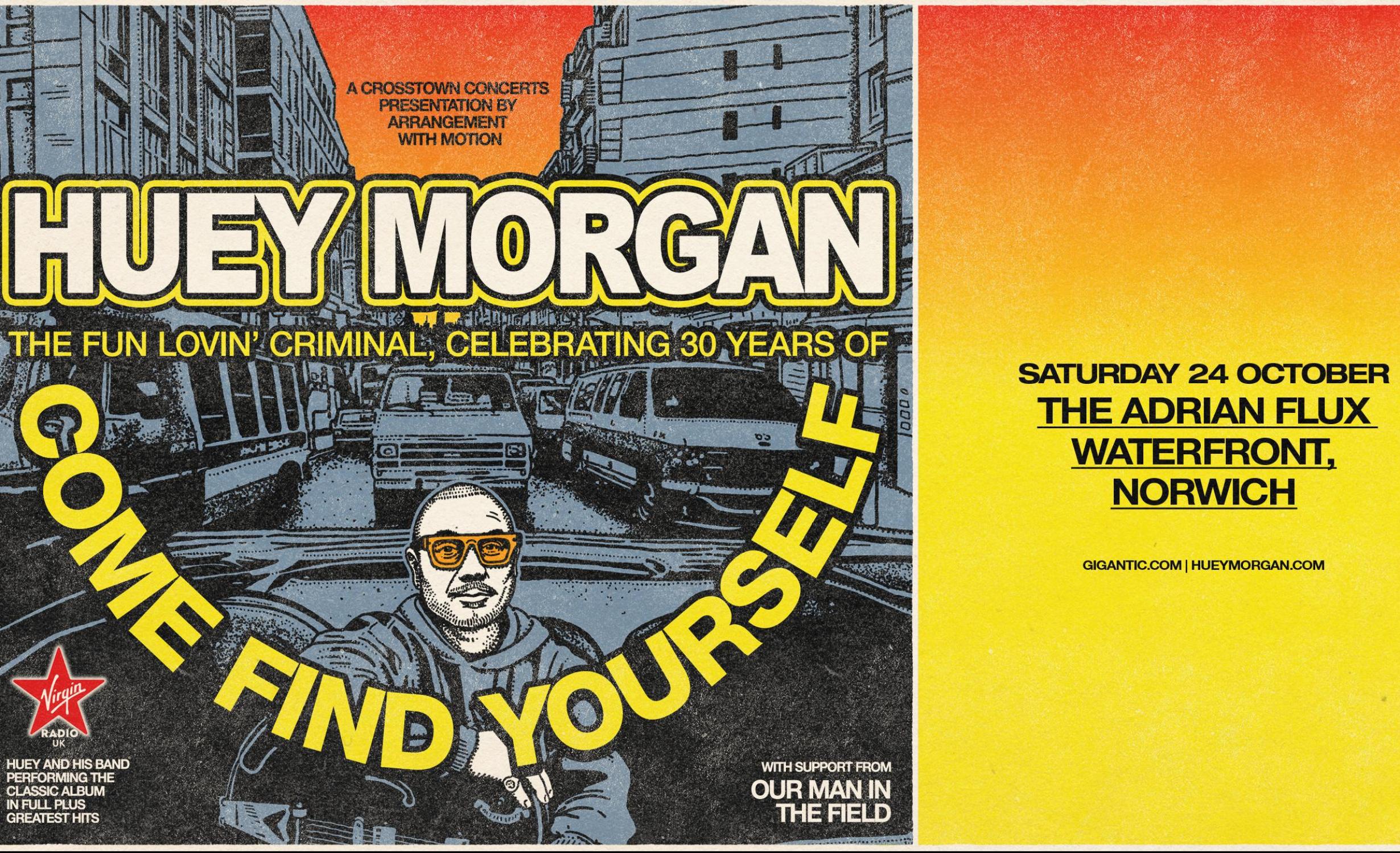 Huey Morgan, The Fun Lovin’ Criminal: 2026 Autumn Tour  tickets